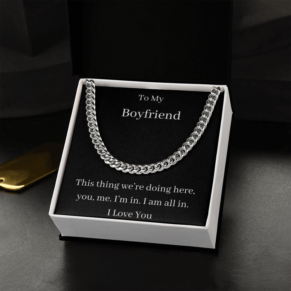A necklace for best sale my boyfriend