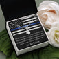To My Beautiful Mom - Love Your Police Son - Alluring Beauty Necklace