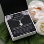 To My Beautiful Wife - Happy 2nd Anniversary - Alluring Beauty Necklace
