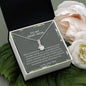 To My Army Mom - Behind Every Strong Soldier - Alluring Beauty Necklace