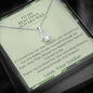 To My Beautiful Military Wife - If I Could - Alluring Beauty Necklace