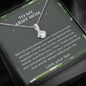 To My Army Mom - Behind Every Strong Soldier - Alluring Beauty Necklace