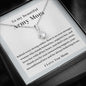 To My Beautiful Army Mom - Alluring Beauty Necklace