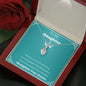 To My Daughter - Straighten Your Crown - Alluring Beauty Necklace