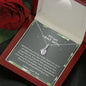 To My Army Mom - Behind Every Strong Soldier - Alluring Beauty Necklace