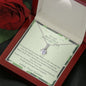 To My Beautiful Military Wife - If I Could - Alluring Beauty Necklace