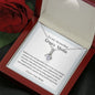 To My Beautiful Army Mom - Alluring Beauty Necklace