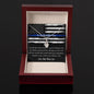 To My Beautiful Mom - Love Your Police Son - Alluring Beauty Necklace