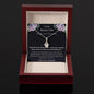 To My Beautiful Wife - Happy 2nd Anniversary - Alluring Beauty Necklace