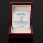 To My Beautiful Army Mom - Alluring Beauty Necklace