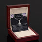 To My Beautiful Wife - Happy 2nd Anniversary - Alluring Beauty Necklace