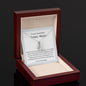 To My Beautiful Army Mom - Alluring Beauty Necklace