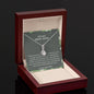 To My Army Mom - Behind Every Strong Soldier - Alluring Beauty Necklace