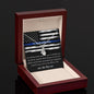 To My Beautiful Mom - Love Your Police Son - Alluring Beauty Necklace
