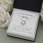 To My Beautiful Wife - Love Is - Love Knot Necklace