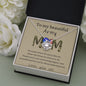 To My Beautiful Army Mom - No Matter - Love Knot Necklace