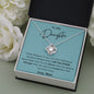 To My Daughter - If Fate Whispers - Love Knot Necklace