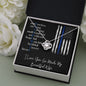 Police Wife Gift - Love Knot Necklace