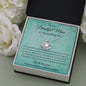 To My Beautiful Mom On My Wedding Day - Love Knot Necklace