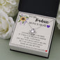 To My Badass Bonus Mom - I Love You Forever - Love Knot Necklace