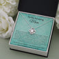 To My Amazing Mom - Thank You - Love Knot Necklace