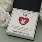 To My Beautiful Wife - Happy Valentine's Day - Love Knot Necklace