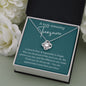 A Truly Amazing Treasurer - Love Knot Necklace