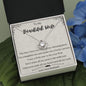 To My Beautiful Wife - Love Knot Necklace - The Day I met You