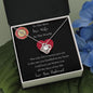 For The Best Fire Wife In The World - Love Knot Necklace