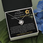 To My Daughter - Never Forget - Love Knot Necklace
