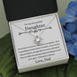To My Beautiful Daughter - If Ever - Love Knot Necklace
