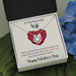 To My Beautiful Wife - Happy Valentine's Day - Love Knot Necklace