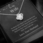 To My Wife - No Matter - Love Knot Necklace