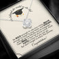 She Believed She Could So She Did - Graduation Love Knot Necklace