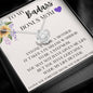 To My Badass Bonus Mom - I Love You Forever - Love Knot Necklace