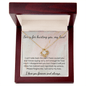 Sorry For Hurting You My Love - Love Knot Necklace