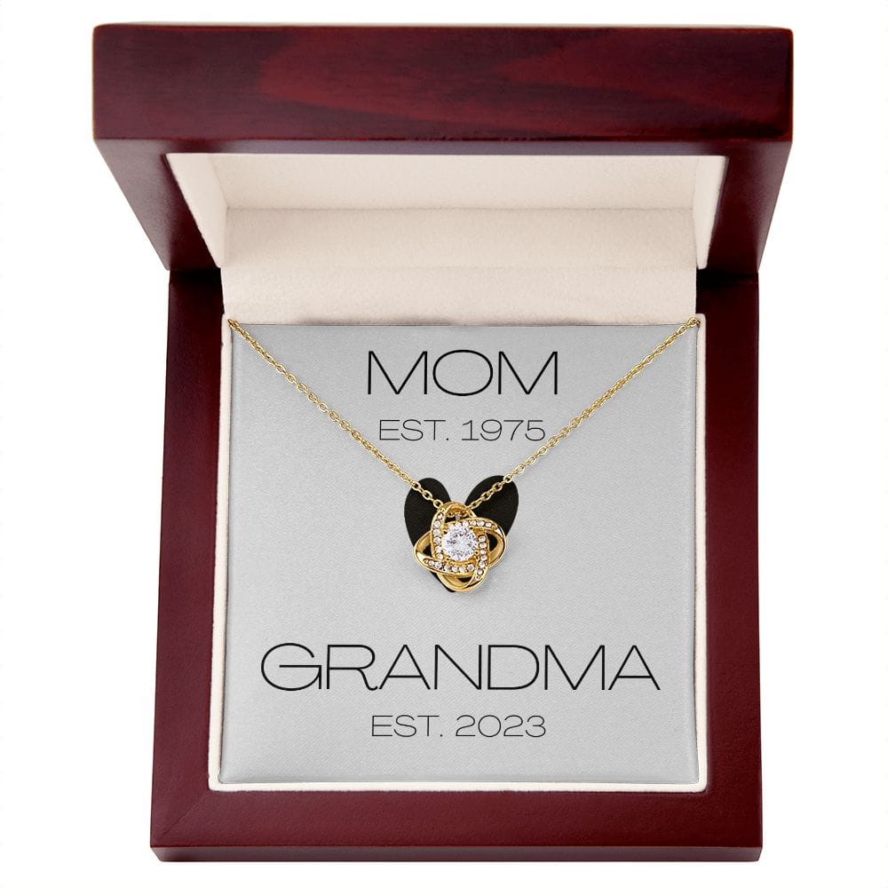 Mom - Grandma - Love Knot Necklace