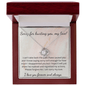 Sorry For Hurting You My Love - Love Knot Necklace