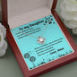 To My Daughter - If Fates Whispers To You - Love Knot Necklace