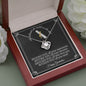 She Believed She Could - Love Knot Necklace