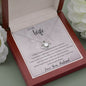 To My Wife - Forever And Always - Love Knot Necklace