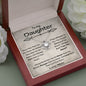 To My Daughter - Never Fear - Love Knot Necklace