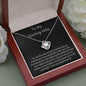 To My Darling Wife - Love Knot Necklace