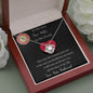 For The Best Fire Wife In The World - Love Knot Necklace