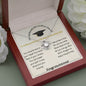 She Believed She Could So She Did - Love Knot Necklace