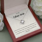 To My Future Wife - Love Knot Necklace - I may not be your first date