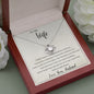 To My Wife - Forever And Always - Love Knot Necklace