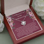To A Beautiful Girl On Her Graduation Day - Congratulations - Love Knot Necklace