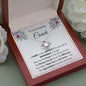 A Truly Amazing Coach - Interlocking Hearts Necklace