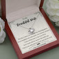 To My Beautiful Wife - Love Knot Necklace - The Day I met You